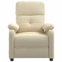 Cream Fabric Recliner by vidaXL, Armchairs - Ref: Foro24-289671, Price: 288,00 €, Discount: %