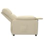 Cream Fabric Recliner by vidaXL, Armchairs - Ref: Foro24-289671, Price: 288,00 €, Discount: %