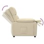 Cream Fabric Recliner by vidaXL, Armchairs - Ref: Foro24-289671, Price: 288,00 €, Discount: %