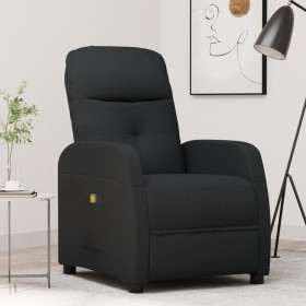 Sillón de masaje de tela negro de vidaXL, Sillones de masaje eléctricos - Ref: Foro24-289828, Precio: 179,99 €, Descuento: %