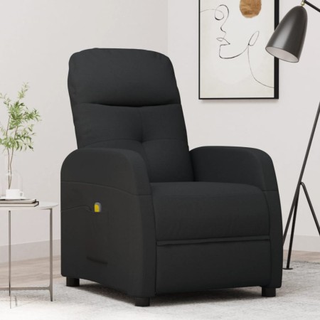 Sillón de masaje de tela negro de vidaXL, Sillones de masaje eléctricos - Ref: Foro24-289828, Precio: 179,14 €, Descuento: %