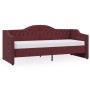 Schlafsofa mit USB-Matratze aus violettem Stoff, 90 x 200 cm von vidaXL, Betten und Lattenroste - Ref: Foro24-3080289, Preis:...