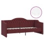 Schlafsofa mit USB-Matratze aus violettem Stoff, 90 x 200 cm von vidaXL, Betten und Lattenroste - Ref: Foro24-3080289, Preis:...