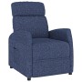 Sillón reclinable de tela azul de vidaXL, Sillones - Ref: Foro24-341697, Precio: 220,63 €, Descuento: %