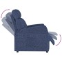 Sillón reclinable de tela azul de vidaXL, Sillones - Ref: Foro24-341697, Precio: 220,63 €, Descuento: %