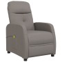 Taupe gray fabric reclining massage chair by vidaXL, Electric massage chairs - Ref: Foro24-289834, Price: 191,99 €, Discount: %