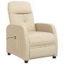 Cream fabric massage chair by vidaXL, Electric massage chairs - Ref: Foro24-289835, Price: 152,21 €, Discount: %