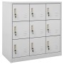 Light gray steel locker cabinet 90x45x92.5 cm by vidaXL, Lockers and storage cabinets - Ref: Foro24-336440, Price: 233,35 €, ...