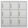 Light gray steel locker cabinet 90x45x92.5 cm by vidaXL, Lockers and storage cabinets - Ref: Foro24-336440, Price: 233,35 €, ...