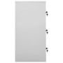 Light gray steel locker cabinet 90x45x92.5 cm by vidaXL, Lockers and storage cabinets - Ref: Foro24-336440, Price: 233,35 €, ...