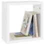 Cube wall shelves 6 units white 30x15x30 cm by vidaXL, Shelves and shelves - Ref: Foro24-807000, Price: 51,88 €, Discount: %