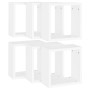 Cube wall shelves 6 units white 30x15x30 cm by vidaXL, Shelves and shelves - Ref: Foro24-807000, Price: 51,88 €, Discount: %