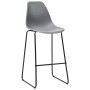 5-piece gray plastic high table and stools set by vidaXL, Furniture sets for kitchens and dining rooms - Ref: Foro24-279763, ...