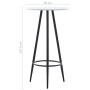 5-piece gray plastic high table and stools set by vidaXL, Furniture sets for kitchens and dining rooms - Ref: Foro24-279763, ...