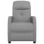 Sillón reclinable eléctrico tela gris claro de vidaXL, Sillones - Ref: Foro24-3073596, Precio: 200,32 €, Descuento: %