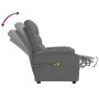 Elektrischer Massagesessel aus dunkelgrauem Stoff von vidaXL, Elektrische Massagesessel - Ref: Foro24-3073695, Preis: 258,99 ...