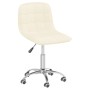 Silla de oficina giratoria de tela color crema de vidaXL, Sillas de oficina - Ref: Foro24-3086740, Precio: 76,99 €, Descuento: %