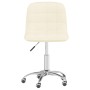 Silla de oficina giratoria de tela color crema de vidaXL, Sillas de oficina - Ref: Foro24-3086740, Precio: 76,99 €, Descuento: %