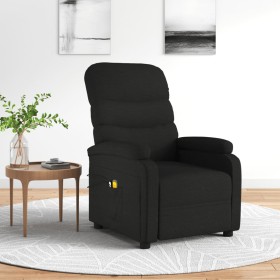 Elektrischer Massagesessel aus schwarzem Stoff von vidaXL, Elektrische Massagesessel - Ref: Foro24-3073696, Preis: 262,99 €, ...