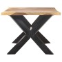 Mesa de comedor madera maciza con acabado miel 200x100x75 cm de vidaXL, Mesas de cocina y de comedor - Ref: Foro24-321549, Pr...