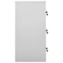 Locker cabinets 5 units of light gray steel 90x45x92.5 cm by vidaXL, Lockers and storage cabinets - Ref: Foro24-3095243, Pric...