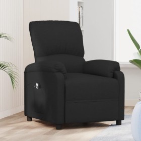 Sillón reclinable eléctrico de tela negro de vidaXL, Sillones - Ref: Foro24-3073844, Precio: 213,99 €, Descuento: %