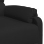 Sillón reclinable eléctrico de tela negro de vidaXL, Sillones - Ref: Foro24-3073844, Precio: 213,13 €, Descuento: %