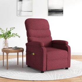 Sillón de masaje eléctrico tela rojo tinto de vidaXL, Sillones de masaje eléctricos - Ref: Foro24-3073697, Precio: 254,14 €, ...