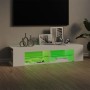 TV cabinet with white LED lights 135x39x30 cm by vidaXL, TV Furniture - Ref: Foro24-804229, Price: 59,08 €, Discount: %