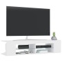 TV cabinet with white LED lights 135x39x30 cm by vidaXL, TV Furniture - Ref: Foro24-804229, Price: 59,08 €, Discount: %