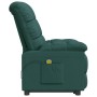 Sillón de masaje de tela verde oscuro de vidaXL, Sillones de masaje eléctricos - Ref: Foro24-289812, Precio: 184,33 €, Descue...