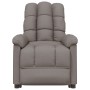 Taupe gray fabric reclining massage chair by vidaXL, Electric massage chairs - Ref: Foro24-289814, Price: 210,99 €, Discount: %