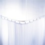 RIDDER Universal white shower curtain rail 160x70 cm by RIDDER, shower bars - Ref: Foro24-425902, Price: 49,40 €, Discount: %