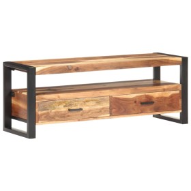 Solid wood TV stand with honey finish 120x35x45 cm by vidaXL, TV Furniture - Ref: Foro24-321551, Price: 197,76 €, Discount: %