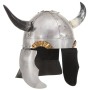 Casco vikingo fantasía LARP acero plateado de vidaXL, Armas coleccionables - Ref: Foro24-286205, Precio: 69,82 €, Descuento: %