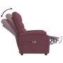 Sillón de masaje eléctrico tela morado de vidaXL, Sillones de masaje eléctricos - Ref: Foro24-3073701, Precio: 261,58 €, Desc...