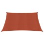 Terracotta sail awning HDPE 160 g/m² 6x6 m by vidaXL, Umbrellas - Ref: Foro24-311334, Price: 68,99 €, Discount: %