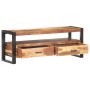 Solid wood TV stand with honey finish 120x35x45 cm by vidaXL, TV Furniture - Ref: Foro24-321551, Price: 216,35 €, Discount: %