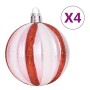 65-teiliges Weihnachtsornament-Set in Rosa/Rot/Weiß von vidaXL, Festliche Dekorationen - Ref: Foro24-330087, Preis: 40,99 €, ...