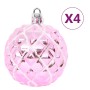 65-teiliges Weihnachtsornament-Set in Rosa/Rot/Weiß von vidaXL, Festliche Dekorationen - Ref: Foro24-330087, Preis: 40,99 €, ...