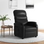 Sillón reclinable eléctrico de cuero sintético negro de vidaXL, Sillones - Ref: Foro24-3073670, Precio: 208,66 €, Descuento: %