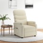 Sillón reclinable eléctrico de cuero sintético crema de vidaXL, Sillones - Ref: Foro24-3073671, Precio: 219,46 €, Descuento: %