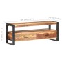 Mueble de TV madera maciza con acabado miel 120x35x45 cm de vidaXL, Muebles TV - Ref: Foro24-321551, Precio: 216,35 €, Descue...