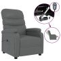 Sillón reclinable eléctrico de cuero sintético gris de vidaXL, Sillones - Ref: Foro24-3073673, Precio: 208,63 €, Descuento: %