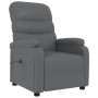 Sillón reclinable eléctrico de cuero sintético gris de vidaXL, Sillones - Ref: Foro24-3073673, Precio: 208,63 €, Descuento: %