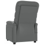 Sillón reclinable eléctrico de cuero sintético gris de vidaXL, Sillones - Ref: Foro24-3073673, Precio: 208,63 €, Descuento: %