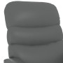 Sillón reclinable eléctrico de cuero sintético gris de vidaXL, Sillones - Ref: Foro24-3073673, Precio: 208,63 €, Descuento: %