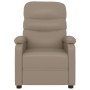 Sillón eléctrico reclinable de piel sintética cappuccino de vidaXL, Sillones - Ref: Foro24-3073676, Precio: 230,43 €, Descuen...