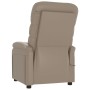 Sillón eléctrico reclinable de piel sintética cappuccino de vidaXL, Sillones - Ref: Foro24-3073676, Precio: 230,43 €, Descuen...