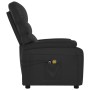 Sillón de masaje reclinable eléctrico de cuero sintético negro de vidaXL, Sillones de masaje eléctricos - Ref: Foro24-3073677...